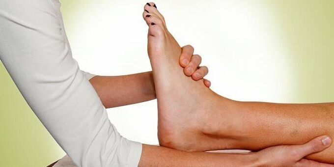 massage for the treatment of osteoarthritis of the ankle