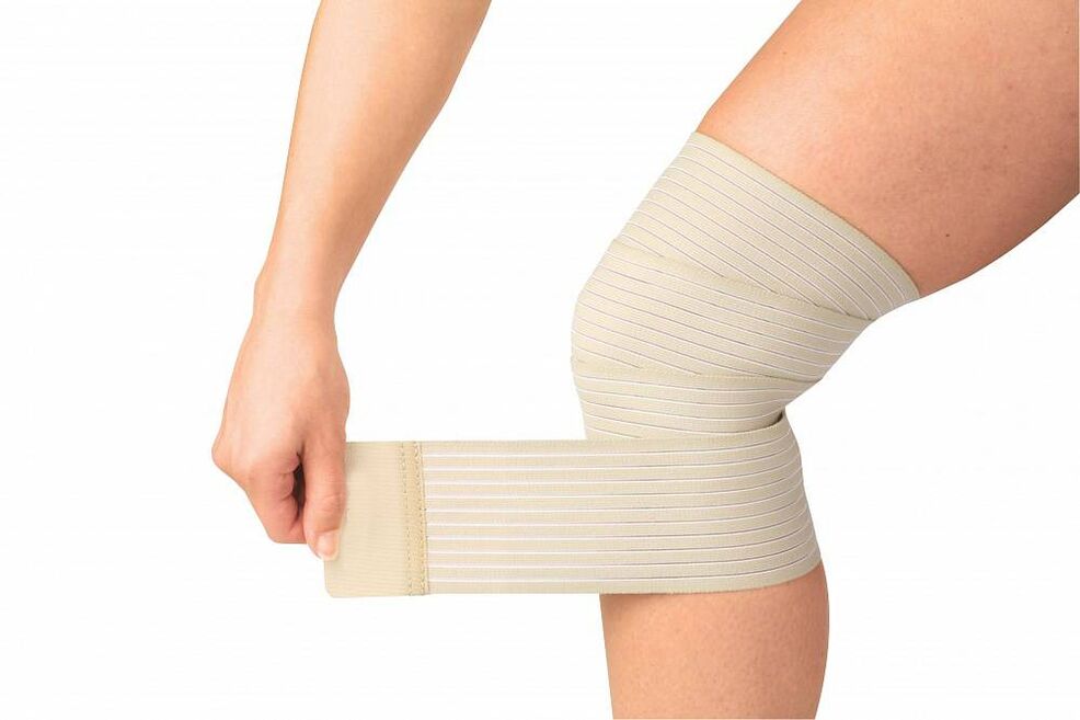 elastic knee bandage